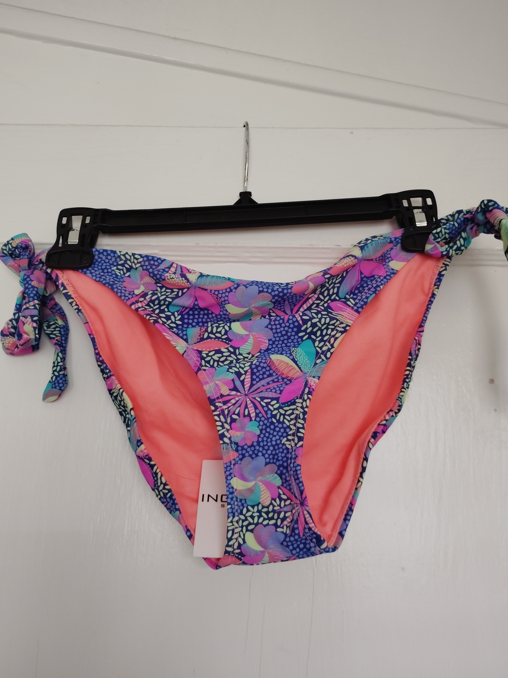 NWT Ingear Tropical Floral Tie-Side Bikini Bottoms XL
